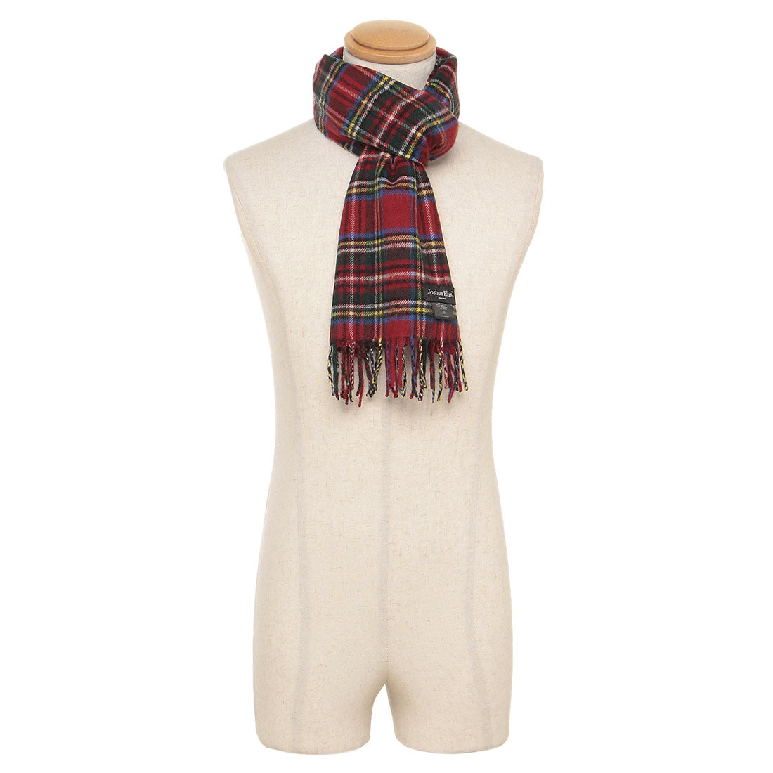 Joshua Ellis Stole Red Multicolor Men's Women's Unisex JOSHUA ELLIS LX