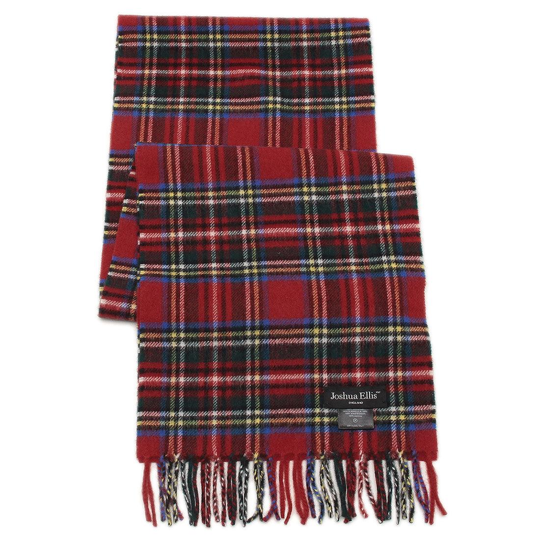 Joshua Ellis Stole Red Multicolor Men's Women's Unisex JOSHUA ELLIS LX