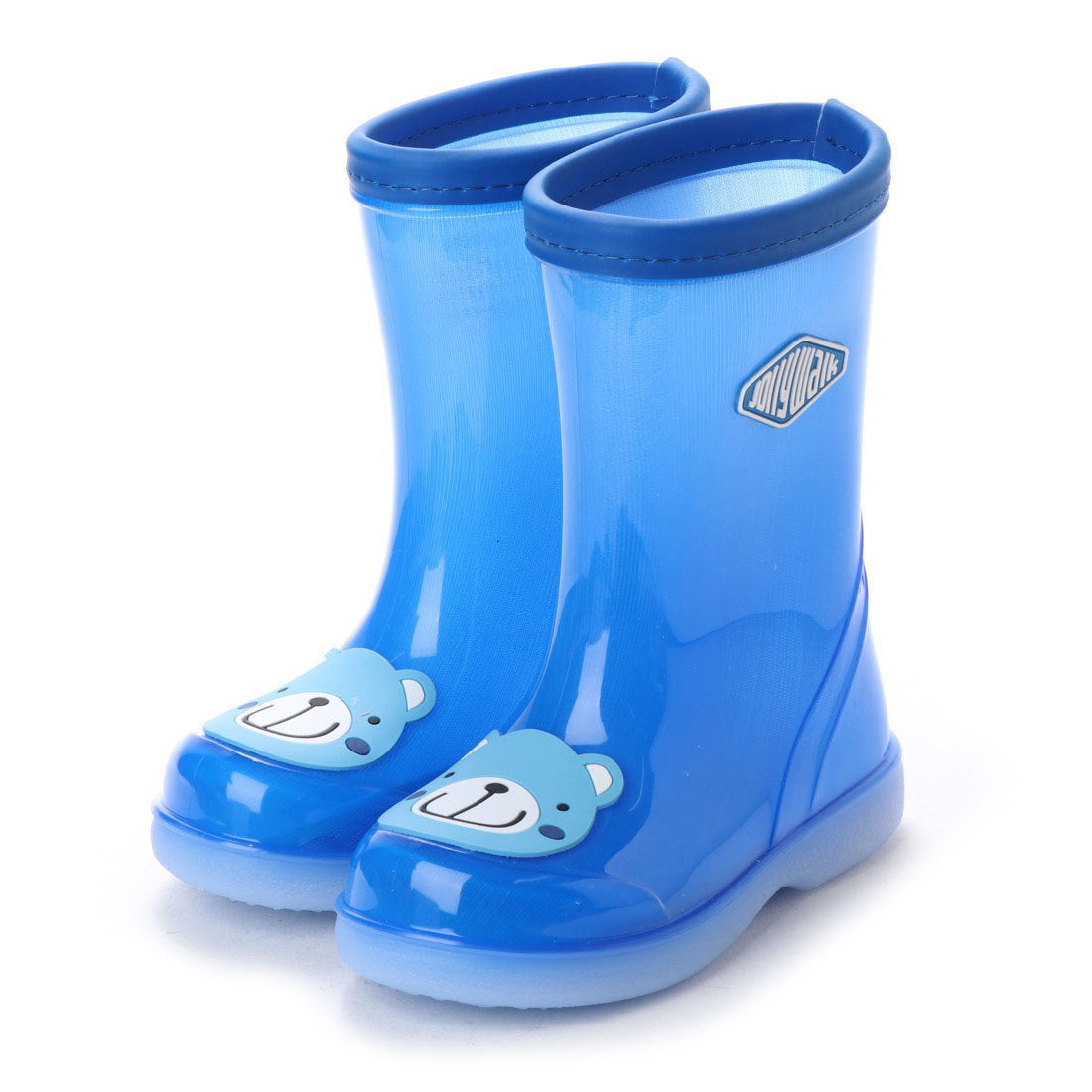 ジョリーウォーク Jolly Walk キッズ レインブーツ レインシューズ パステルカラー キャラクター 防滑底 子供 男の子 女の子 男女兼用 JWQ06