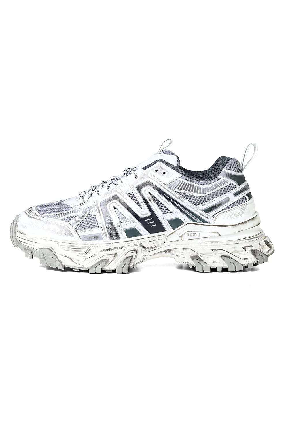 ジュン ジー Juun.J Synthetic Trainer Shoes （White） White