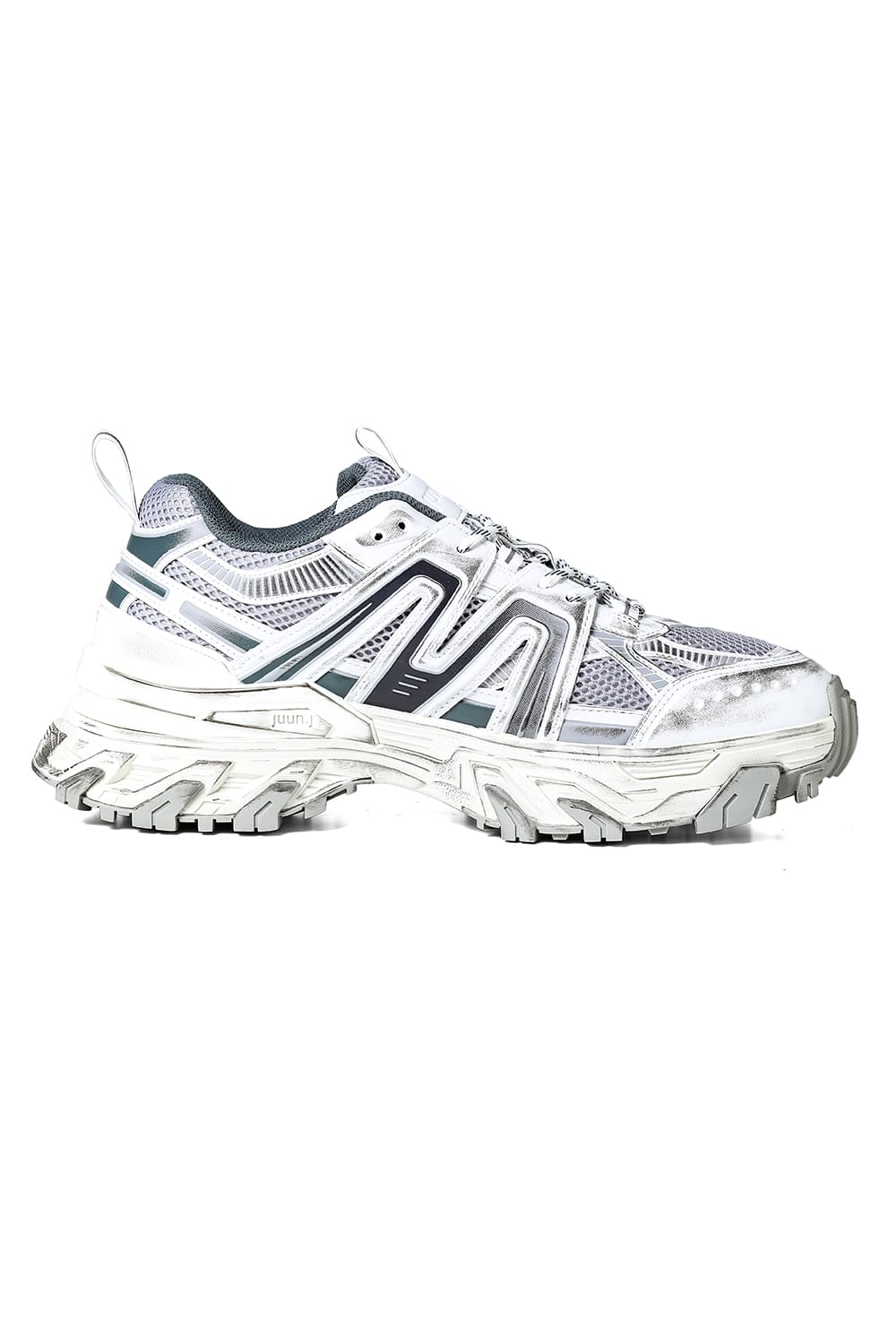 ジュン ジー Juun.J Synthetic Trainer Shoes （White） White
