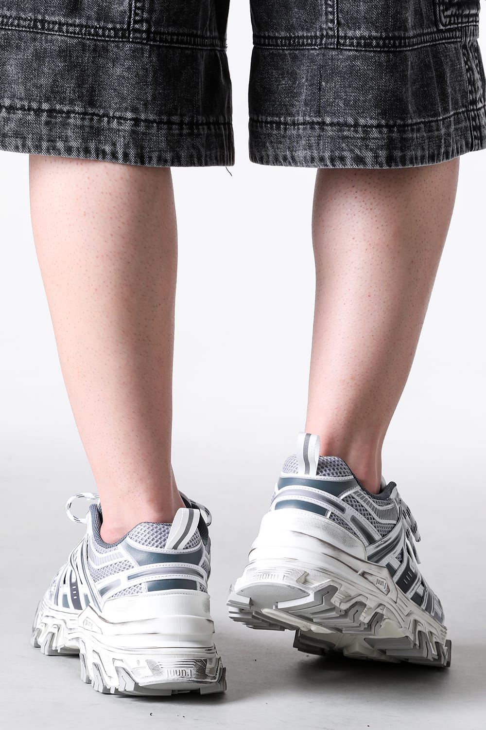 ジュン ジー Juun.J Synthetic Trainer Shoes （White） White