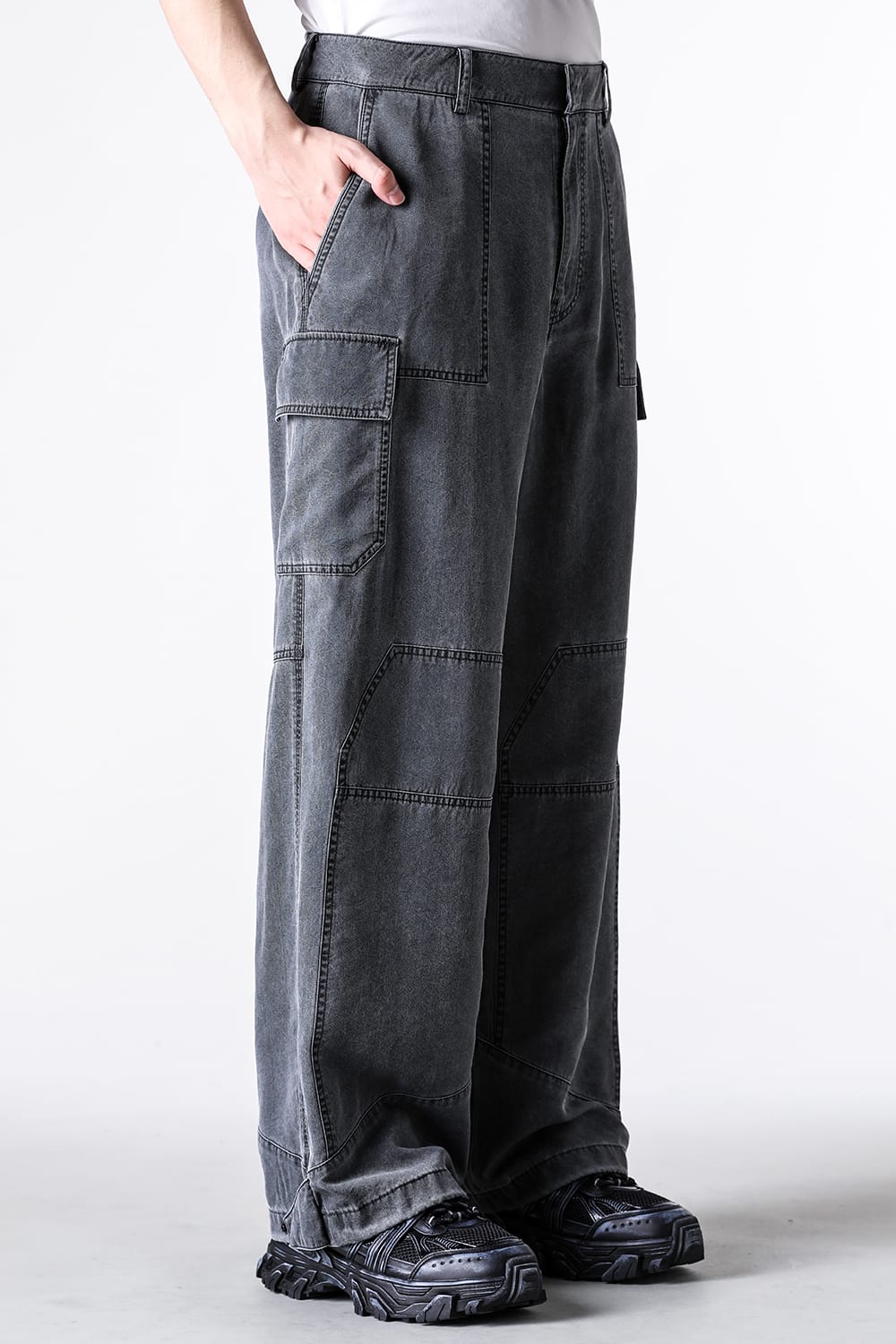 Juun J Washed Nylon Work Pants