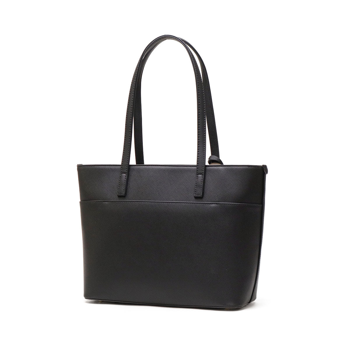 ジュエルナローズ Jewelna Rose トートバッグ レディース A4 ファスナー付き おしゃれ 通勤 小さめ 8L かわいい ブランド 大人 きれいめ ビジネスバッグ ビジネス 通勤バッグ 肩掛け リタ 16145 （ブラック） ブラック