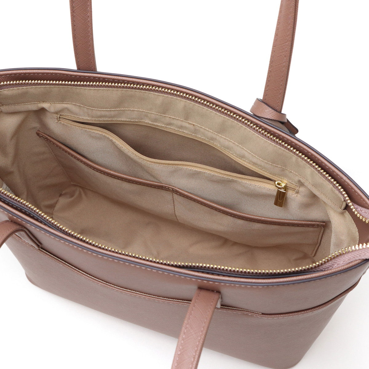 ジュエルナローズ Jewelna Rose トートバッグ レディース A4 ファスナー付き おしゃれ 通勤 小さめ 8L かわいい ブランド 大人 きれいめ ビジネスバッグ ビジネス 通勤バッグ 肩掛け リタ 16145 （ブラック） ブラック