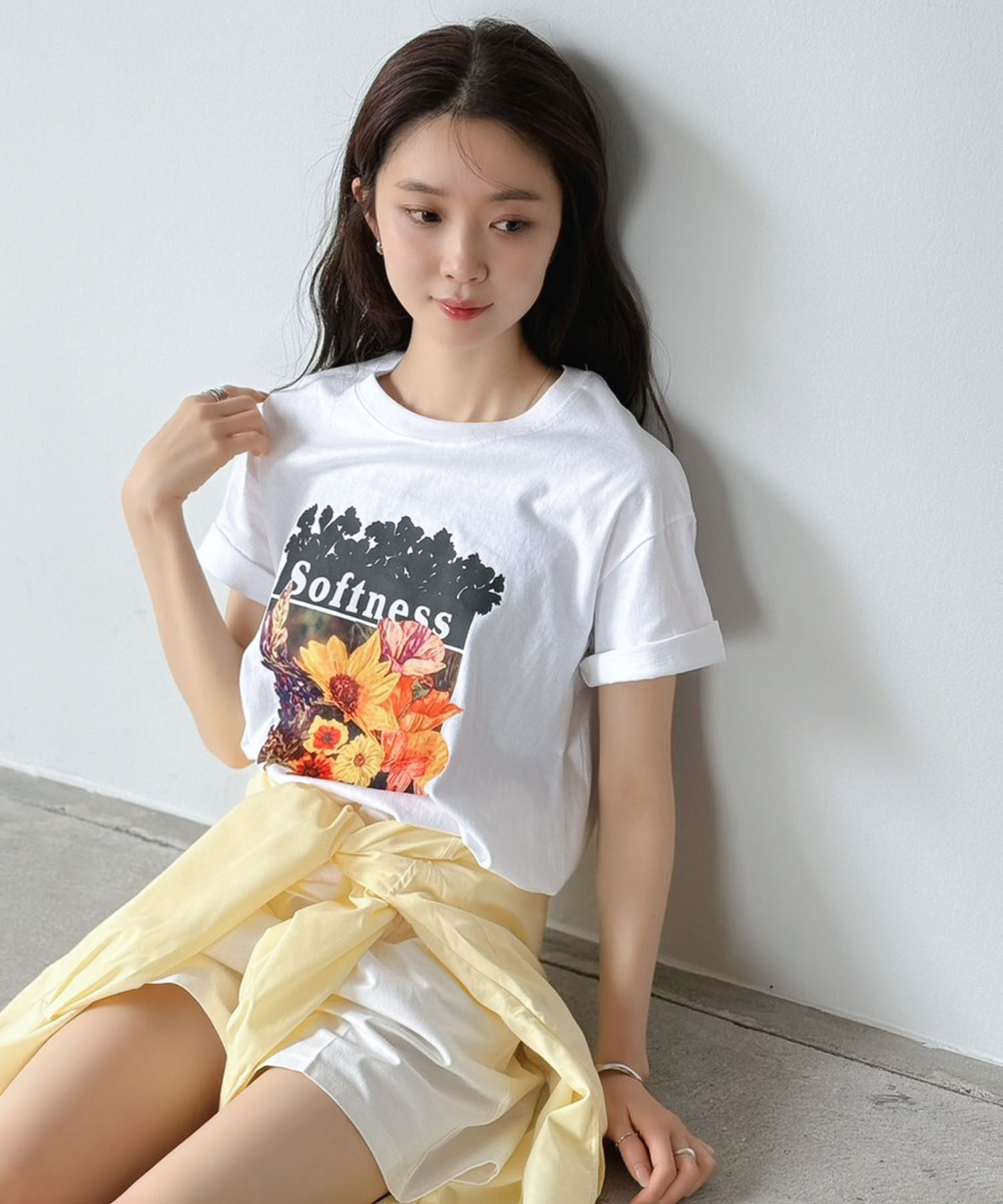 ジュエローブ Jewelobe フラワーロゴTシャツ （ホワイト） ホワイト