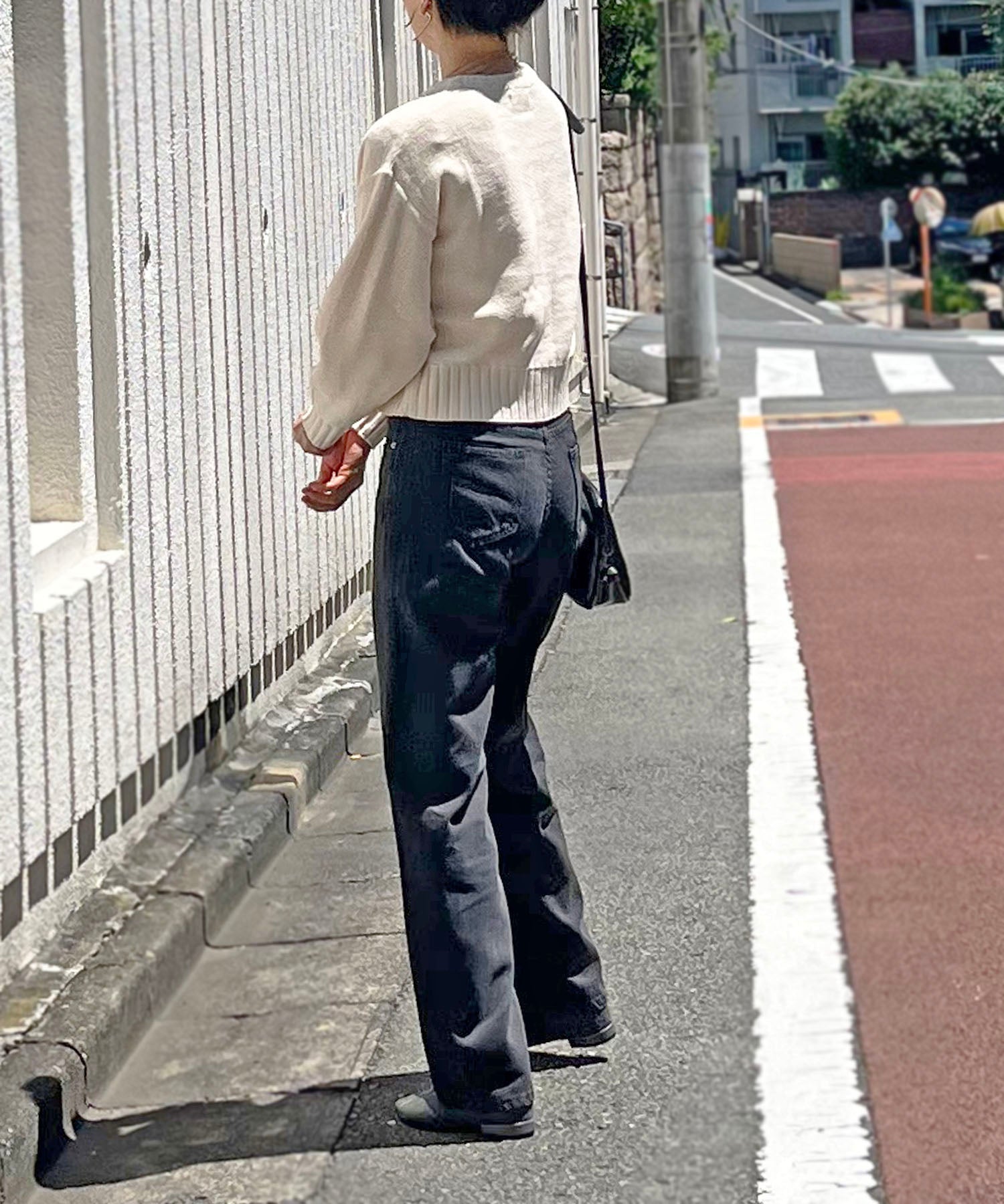 ジュエローブ Jewelobe 天竺裏編みショートカーディガン