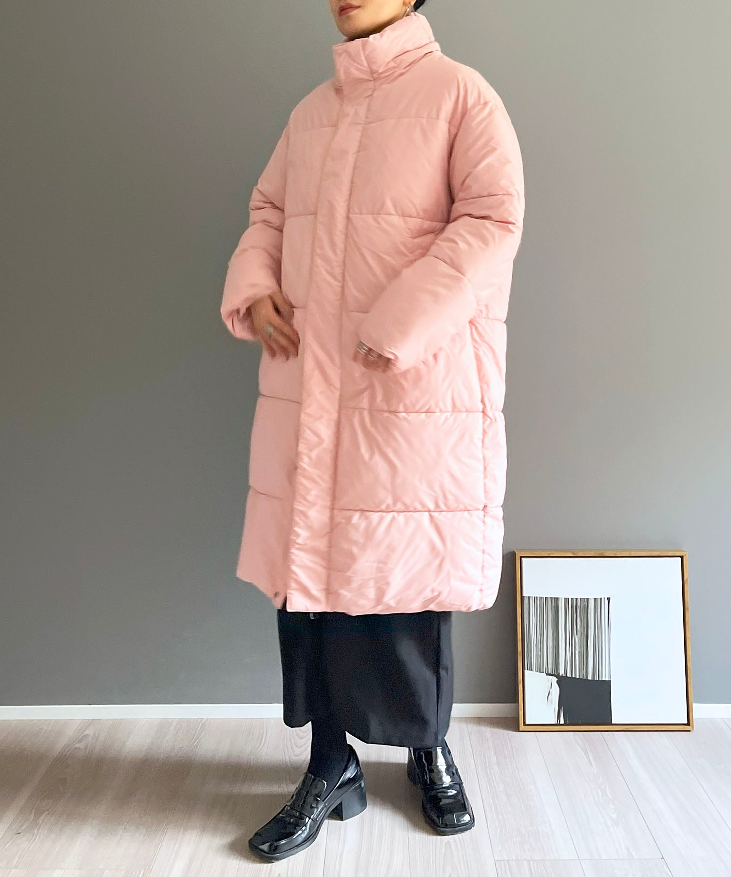 ジュエローブ Jewelobe ディタッチャブルフード中綿ロングコート