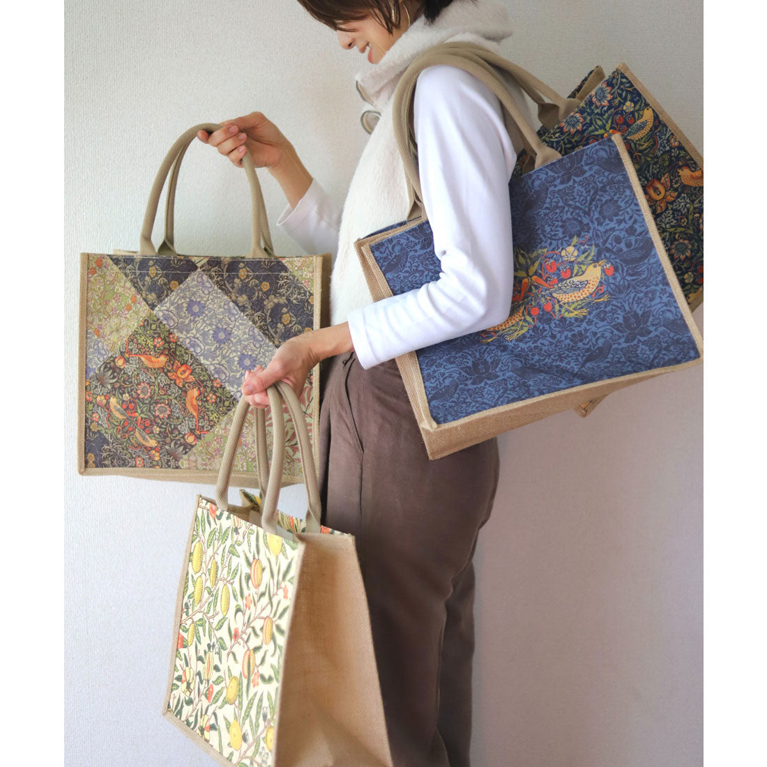 ジュビリー Jubilee ジュート 麻のマルシェトートバッグ 内側防水加工(その他4） その他4