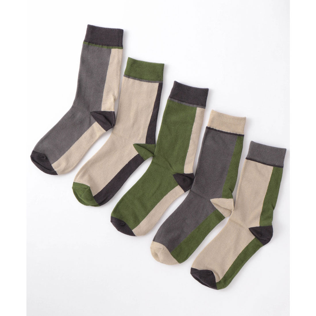 禧年禧年不對稱5件5套中性襪子