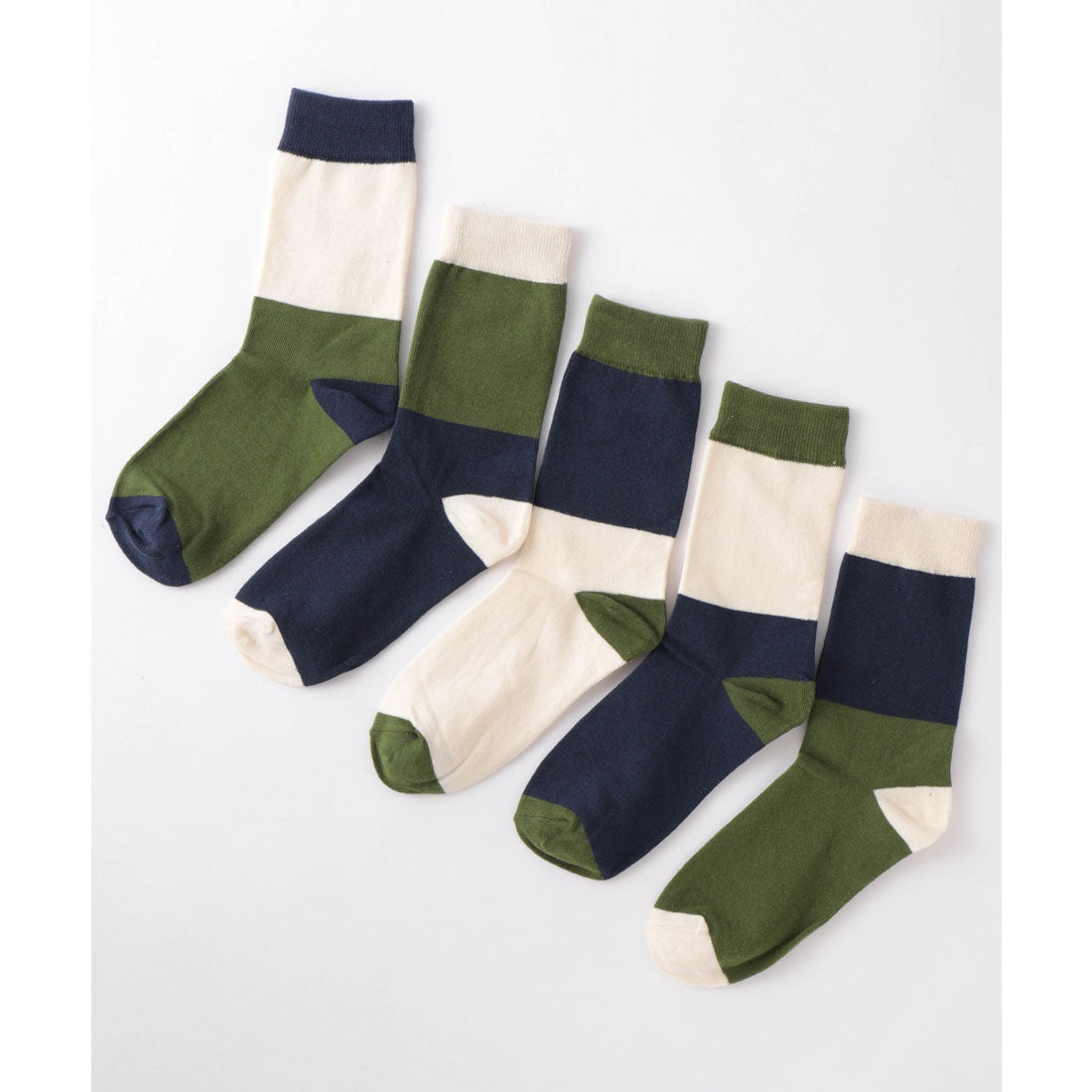 禧年禧年不對稱5件5套中性襪子