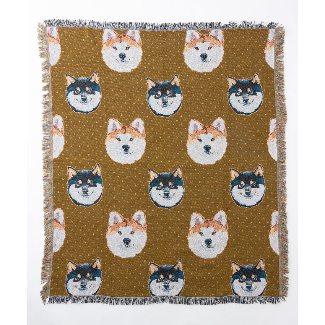 ジュビリー Jubilee 猫 犬デザイン ジャガード織 スローケットラグ アソート 130x160cm （L） L