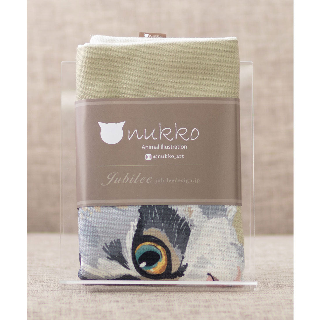 ジュビリー Jubilee × Nukko コラボ クッションカバー ペットデザイナー 犬 猫 ウサギ （グレイッシュベージュ） グレイッシュベージュ