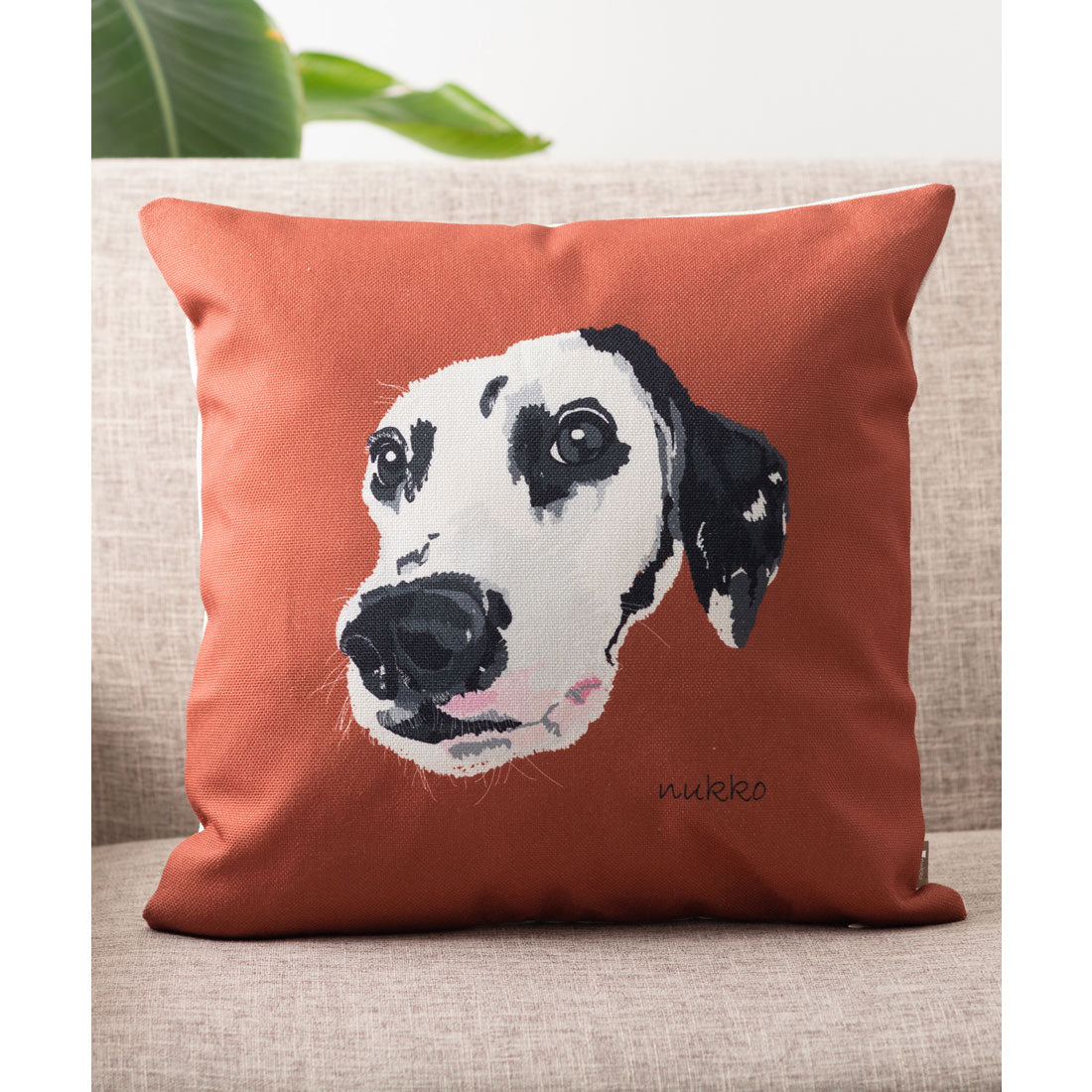 ジュビリー Jubilee × Nukko コラボ クッションカバー ペットデザイナー 犬 猫 ウサギ （レッド） レッド