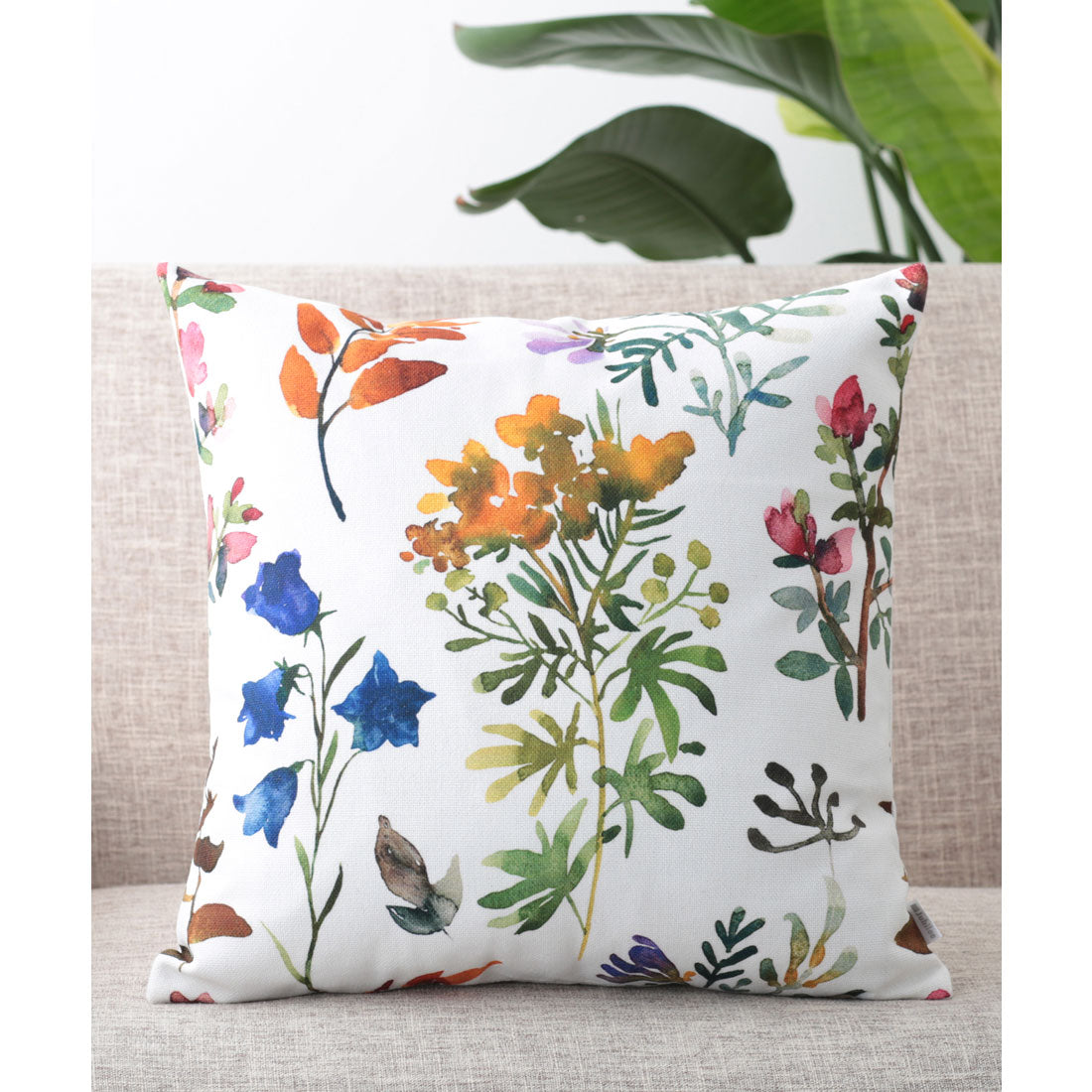 ジュビリー Jubilee クッションカバー ボタニカルデザイナー （ホワイト） ホワイト