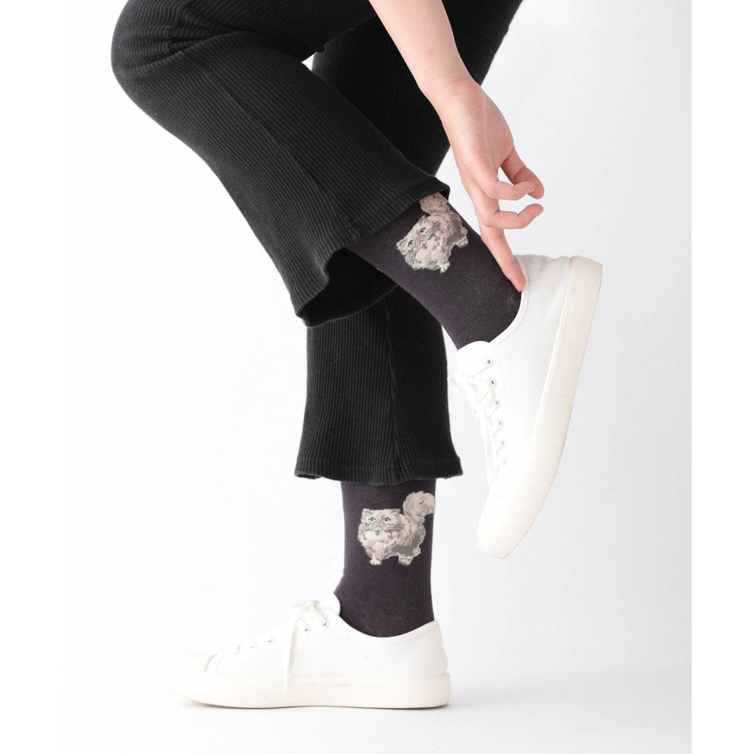 ジュビリー Jubilee キャット 猫デザイン ソックス5足セット ユニセックス （MIX） MIX