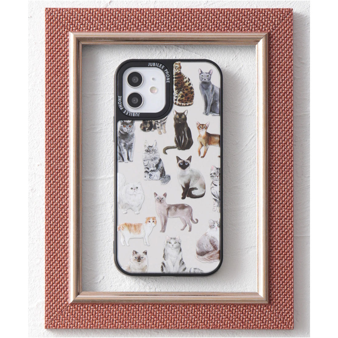 ジュビリー Jubilee 【12対応】TPU 鏡面 名画やペットデザイン iPhone スマホケース,その他4