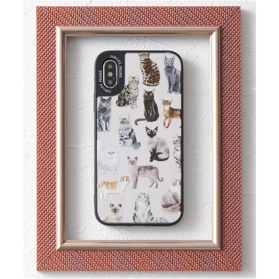 ジュビリー Jubilee 【X/XS対応】TPU 鏡面 名画やペットデザイン iPhone スマホケース,その他4