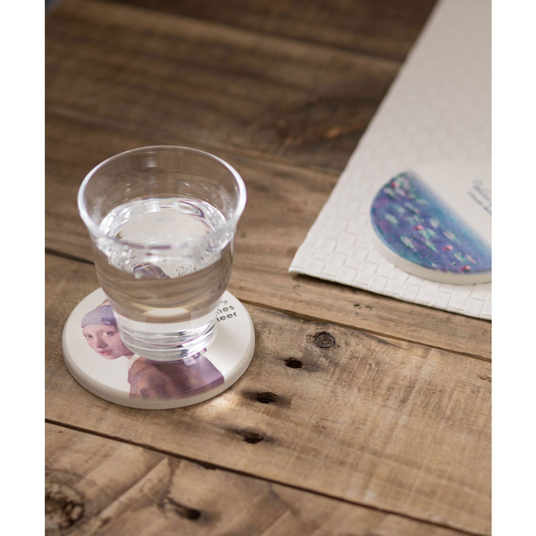 ジュビリー Jubilee 珪藻土コースター 2枚セット 名画デザインアソート （その他4） その他4