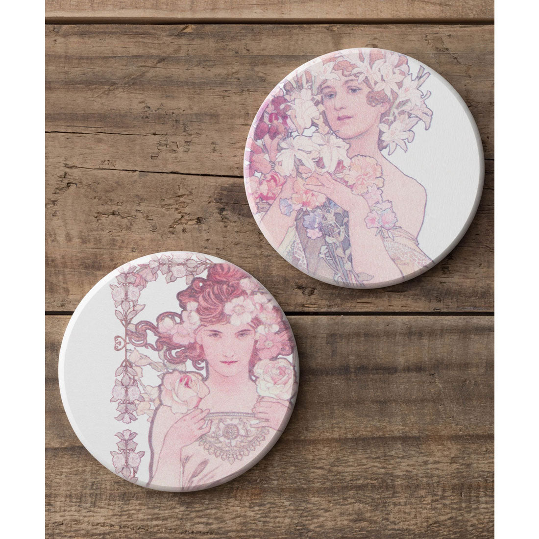 ジュビリー Jubilee 珪藻土コースター 2枚セット 名画デザインアソート （その他7） その他7