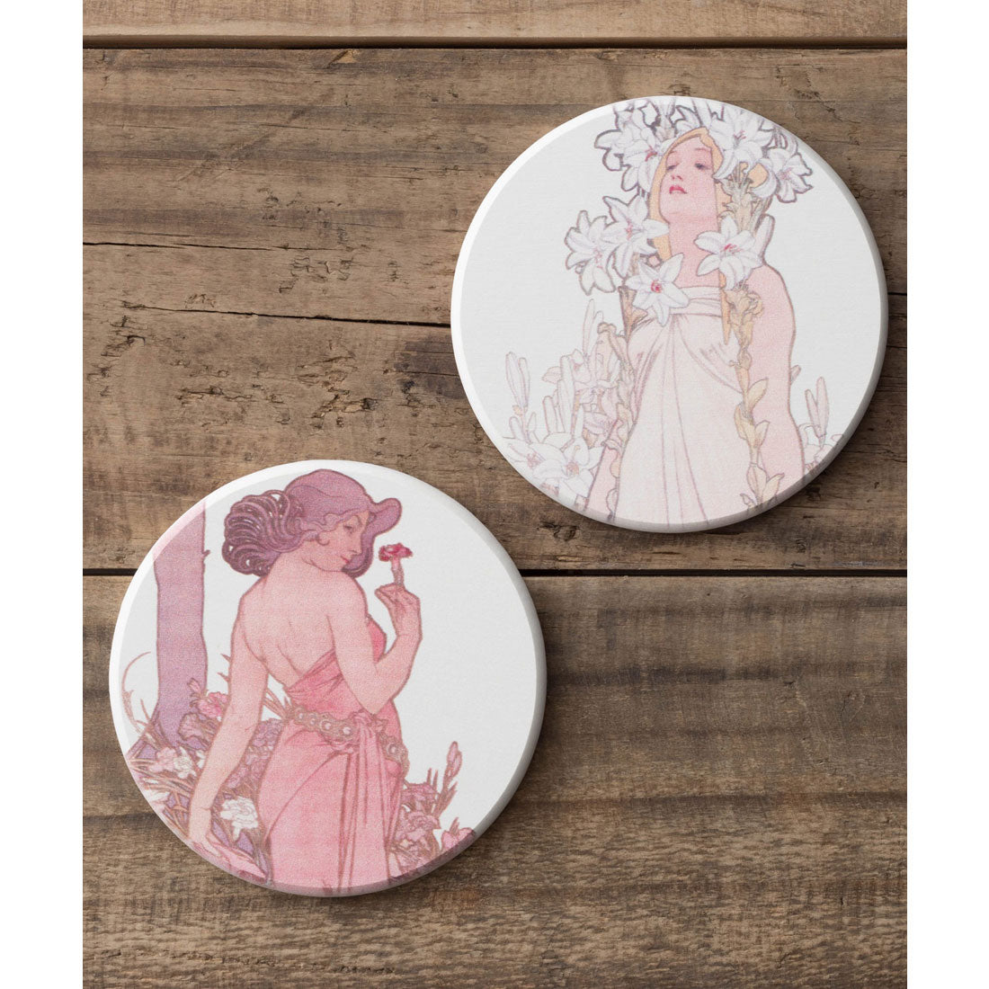 ジュビリー Jubilee 珪藻土コースター 2枚セット 名画デザインアソート （その他8） その他8