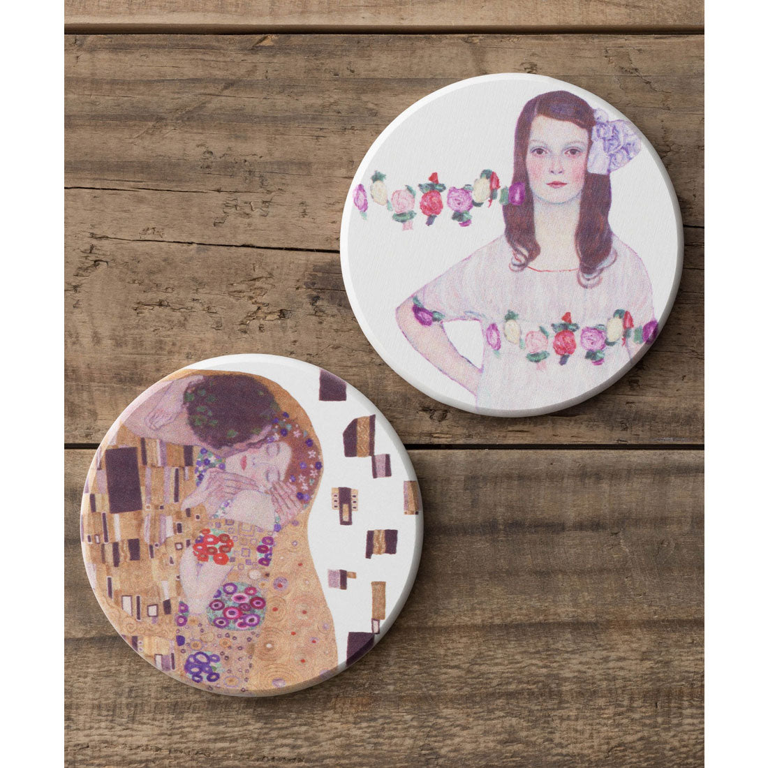 ジュビリー Jubilee 珪藻土コースター 2枚セット 名画デザインアソート （その他3） その他3