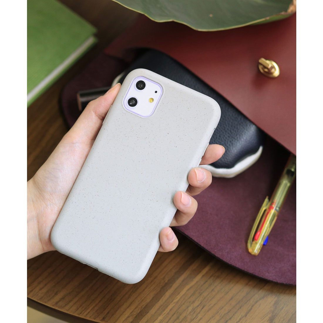 ジュビリー Jubilee リサイクル竹素材 パステルカラー エコiPhone スマホケース 【11/X/XS/SE/6/7/8/ 対応】