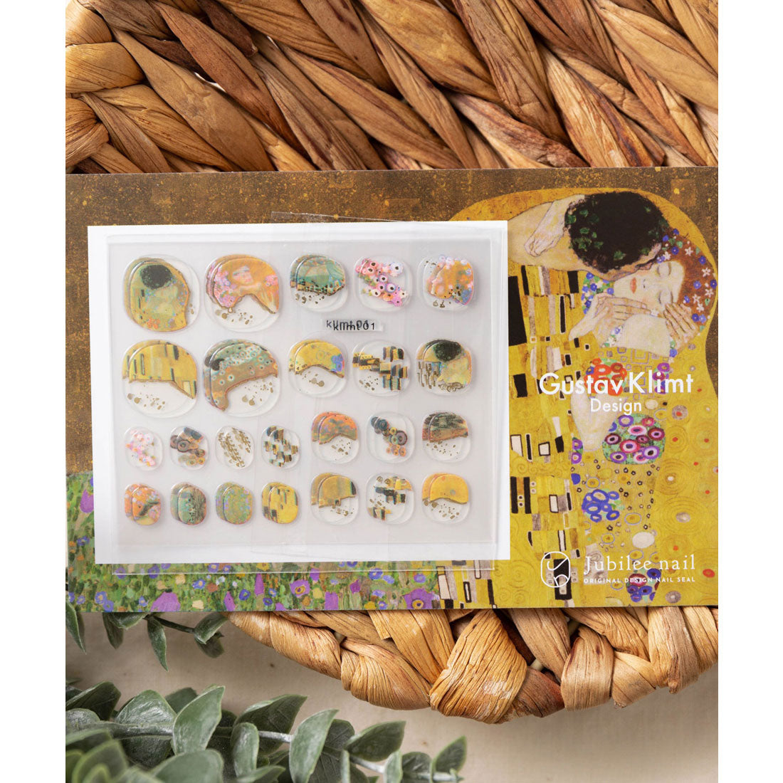 ジュビリー Jubilee 世界の名画や猫デザイン 樹脂ネイルシール 【両手×2枚セット】 【返品不可商品】