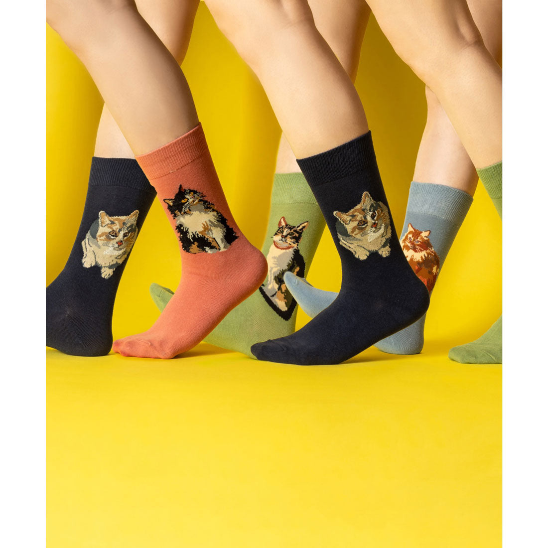 ジュビリー Jubilee キャット 猫デザインソックス （ライトグレー） ライトグレー