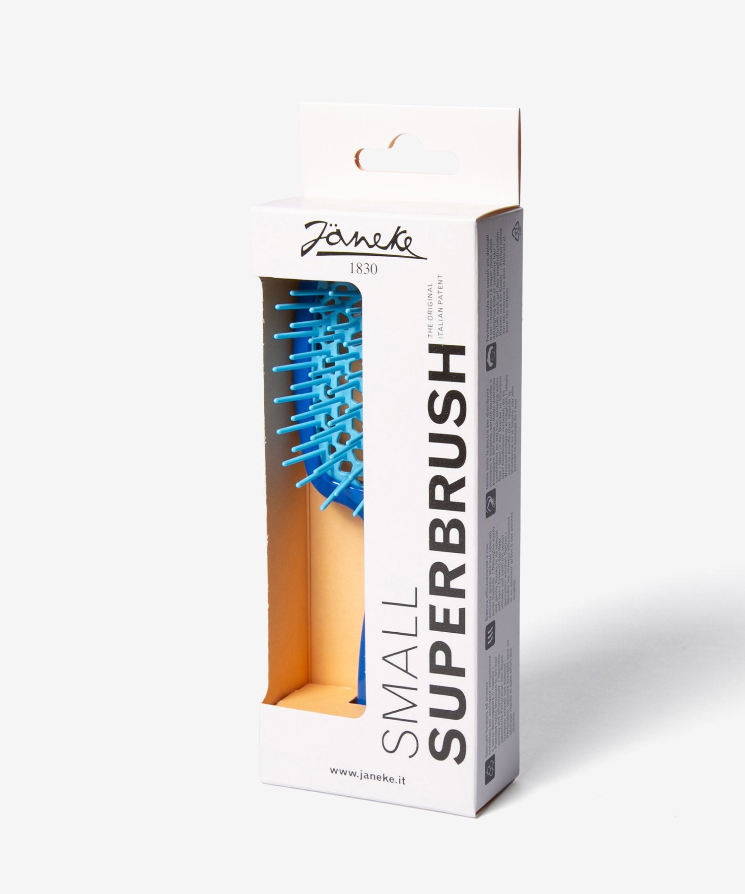 ヤネケ Janeke ヤネケ JANEKE SMALL SUPERBRUSH スモール ヘアブラシ 86SP234LIF 86SP234GIA 86SP234BTU レディース ヘアケア （BLU TURCHES/ブルー トーチズ） BLU TURCHES/ブルー トーチズ