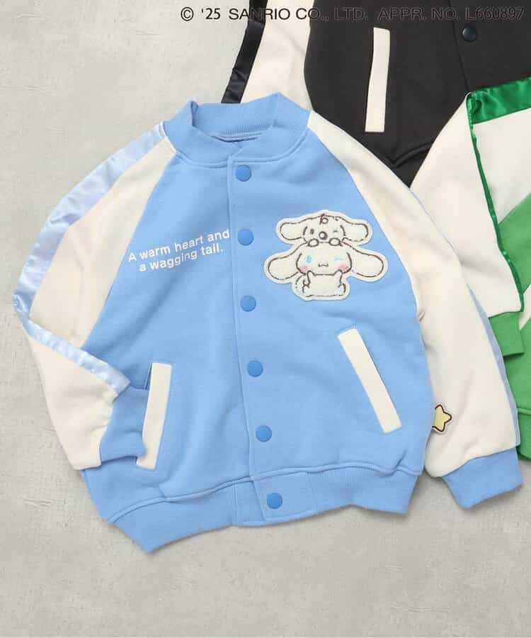 【リンク】サンリオキャラクターズ/WEB限定 スカジャン風カットソーカーデ