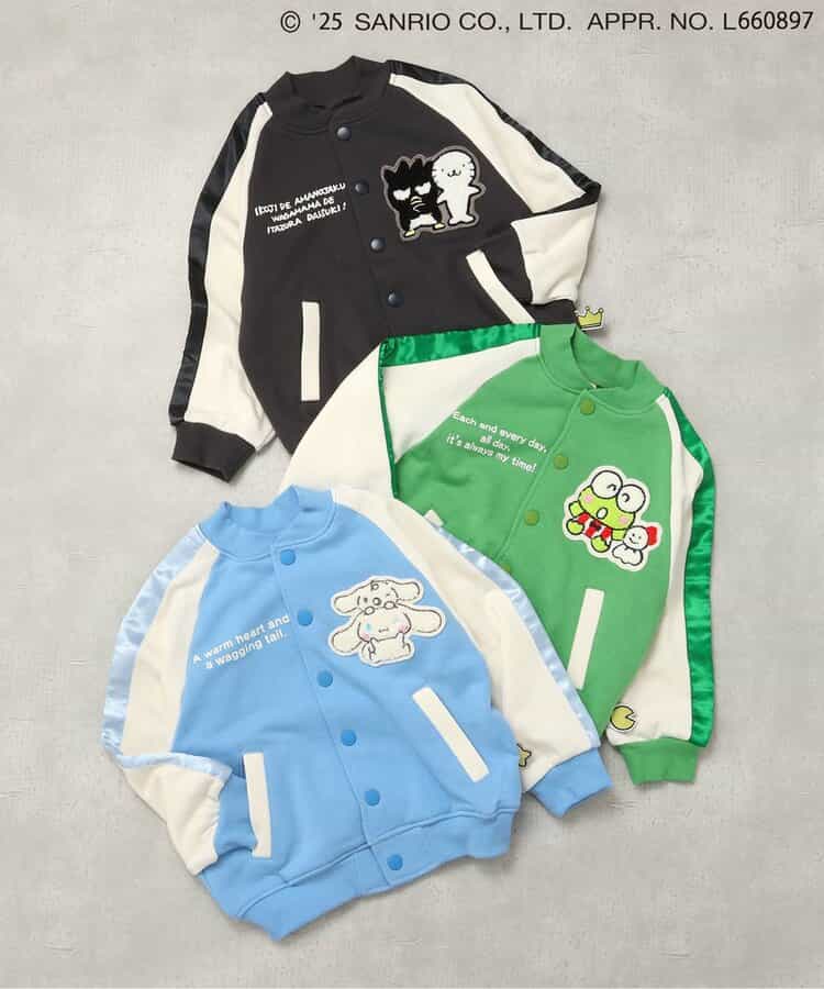 【リンク】サンリオキャラクターズ/WEB限定 スカジャン風カットソーカーデ