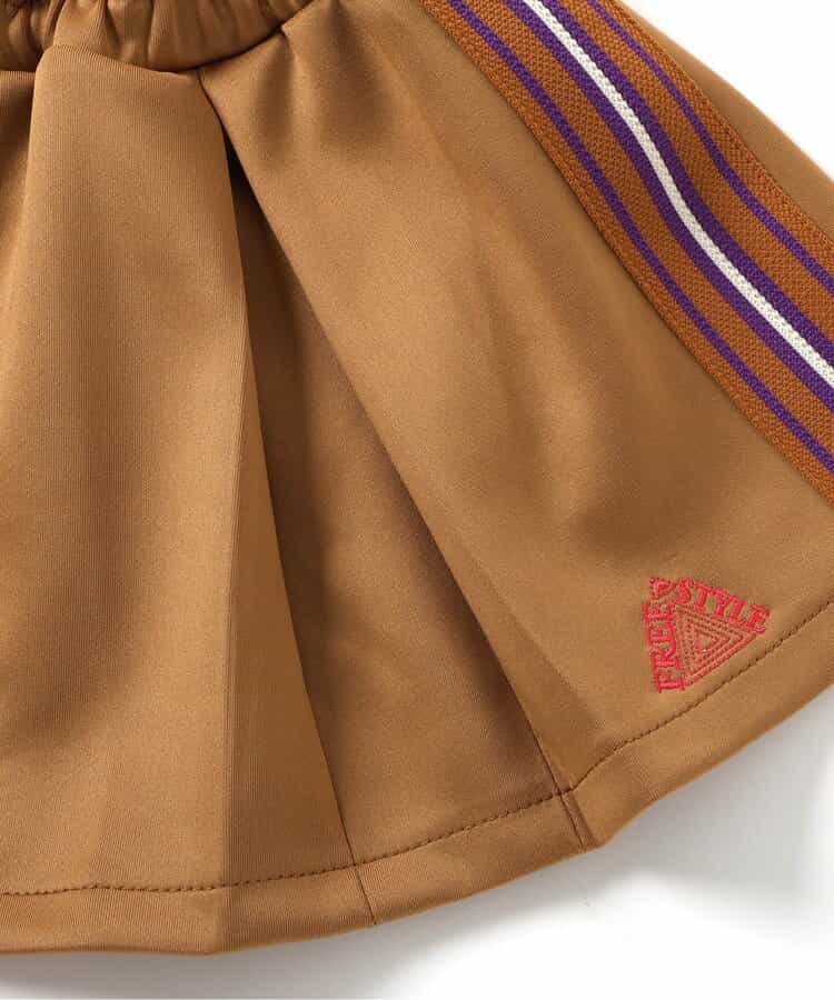 【BREEZE NEW JACK】サイドラインボックスプリーツスカート