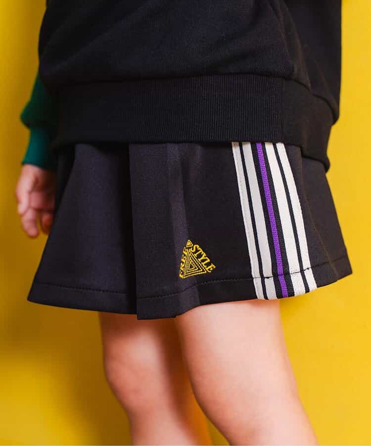 【BREEZE NEW JACK】サイドラインボックスプリーツスカート