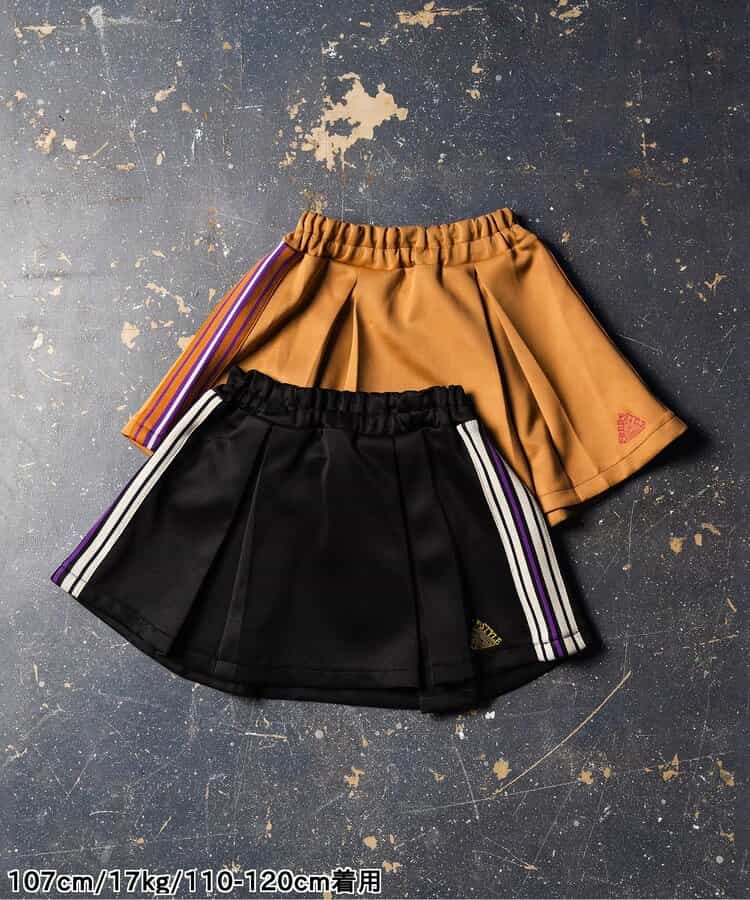 【BREEZE NEW JACK】サイドラインボックスプリーツスカート