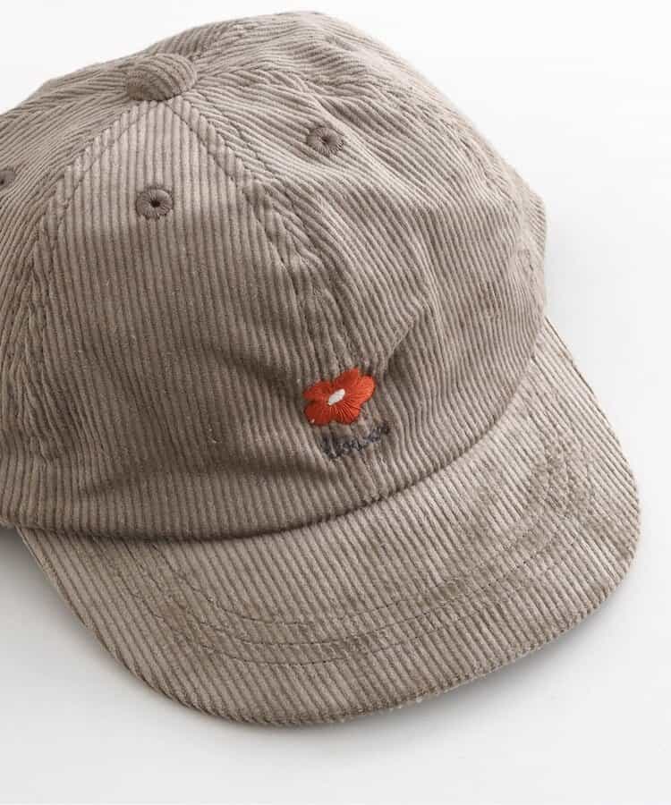 コーデュロイキャップ