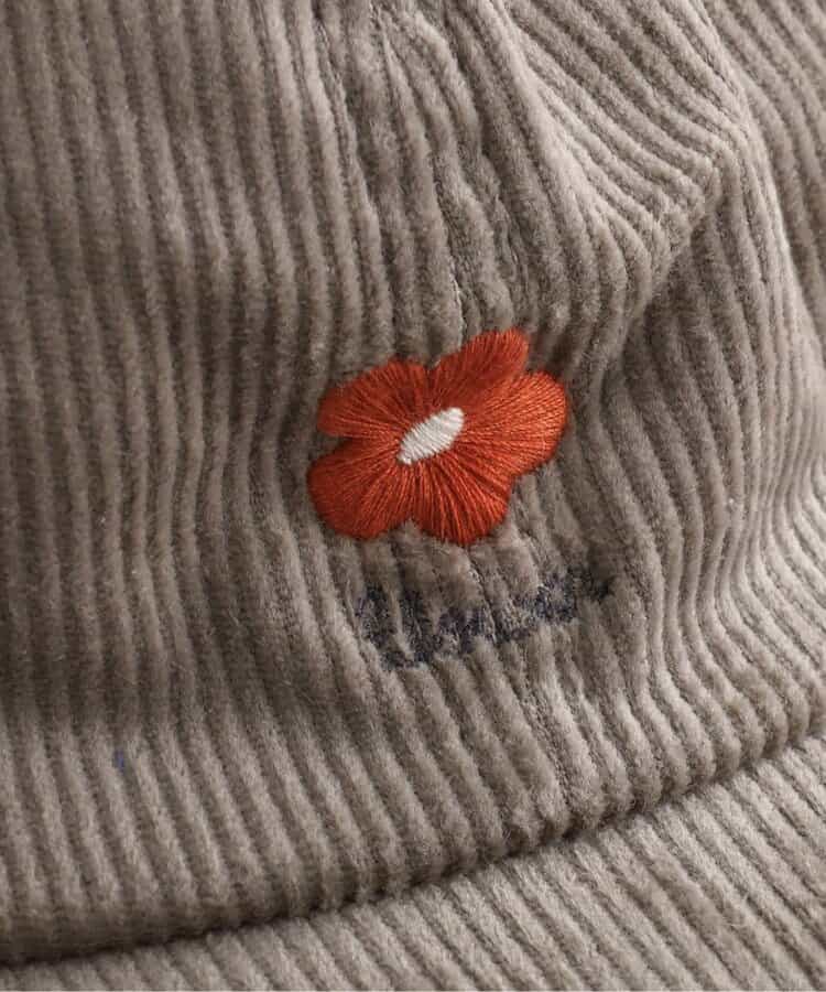 コーデュロイキャップ