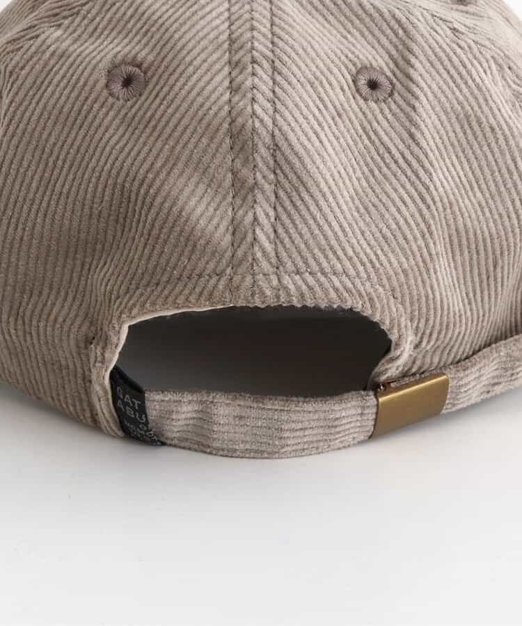 コーデュロイキャップ