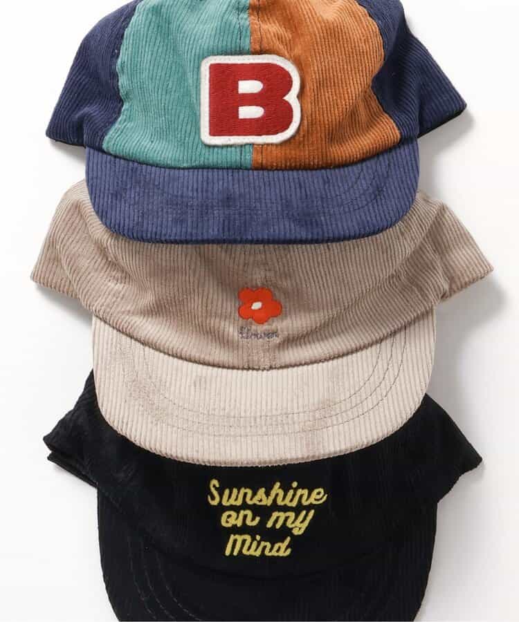 コーデュロイキャップ