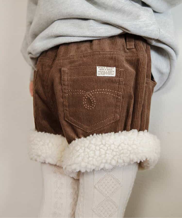 あったか裾ボアショートパンツ