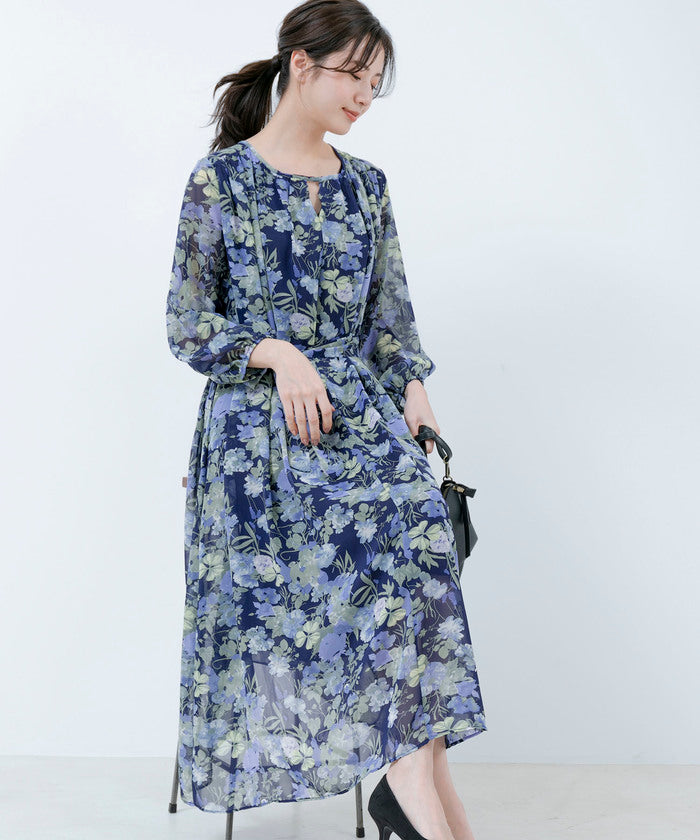 ジャイロ JAYRO 花柄シフォンワンピース