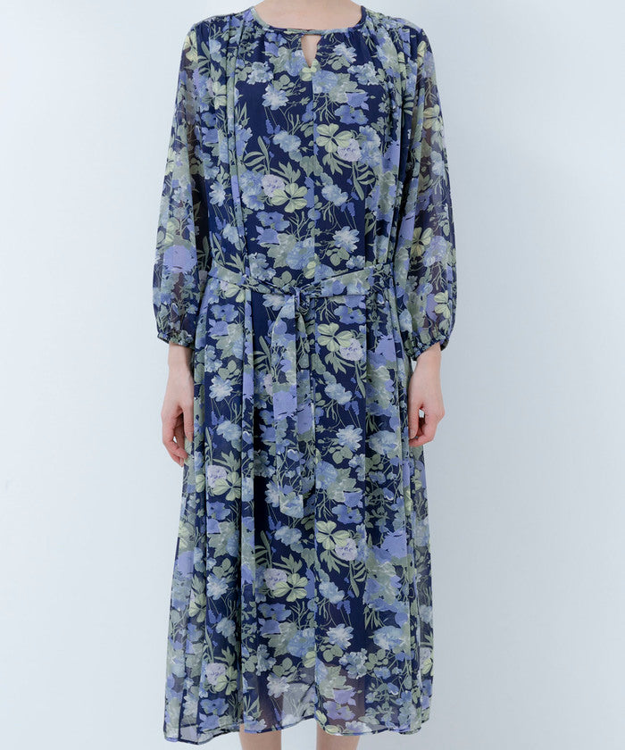 ジャイロ JAYRO 花柄シフォンワンピース