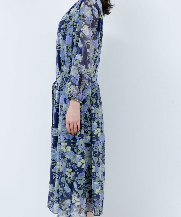 ジャイロ JAYRO 花柄シフォンワンピース