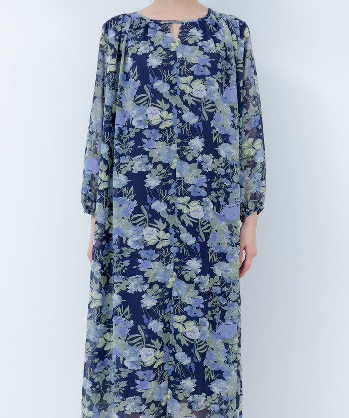 ジャイロ JAYRO 花柄シフォンワンピース