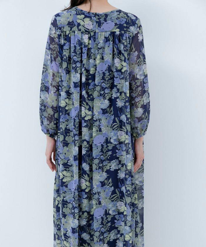 ジャイロ JAYRO 花柄シフォンワンピース