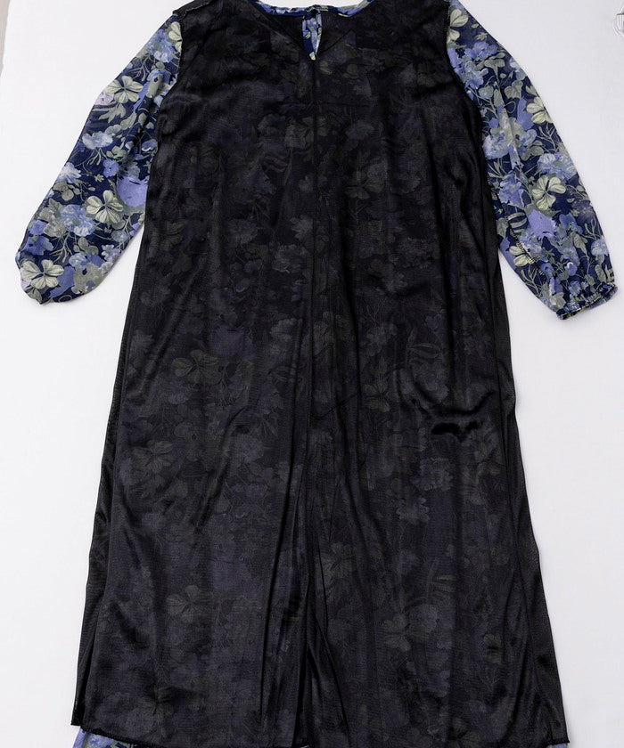 ジャイロ JAYRO 花柄シフォンワンピース