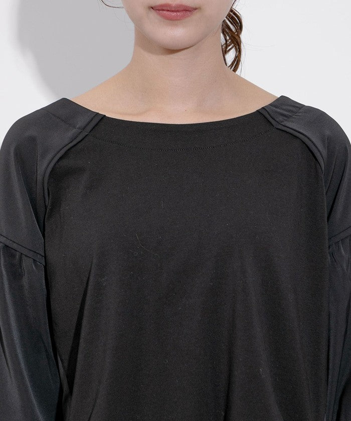 トップス Riro RiLi（リリ） tシャツ バイカラークロップドリボンロンT「RL