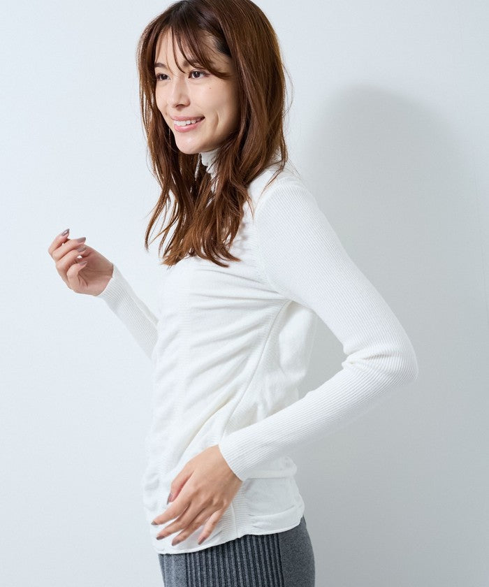 ジャイロ JAYRO シャリングギャザーニットプルオーバー  R31 536 （シロ） シロ