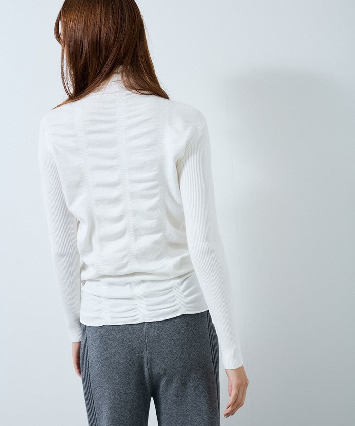 ジャイロ JAYRO シャリングギャザーニットプルオーバー  R31 536 （シロ） シロ