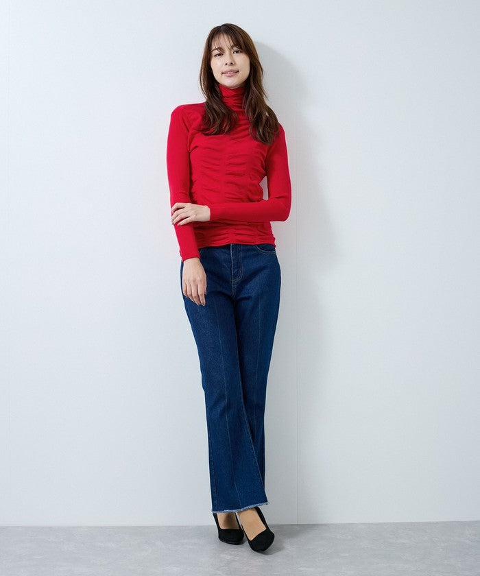 ジャイロ JAYRO シャリングギャザーニットプルオーバー  R31 536 （シロ） シロ